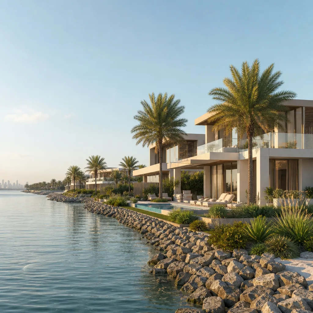 Прибрежная застройка Palm Jebel Ali в Дубае
