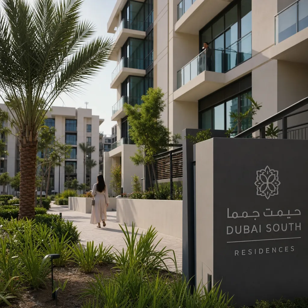 Современная жилая застройка Dubai South рядом с аэропортом Al Maktoum