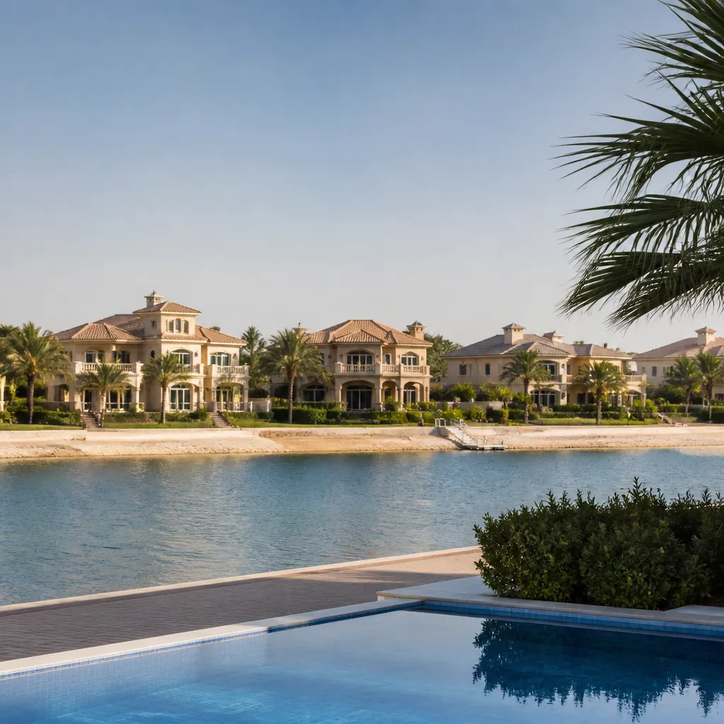 Премиальные виллы на побережье Palm Jumeirah в Дубае