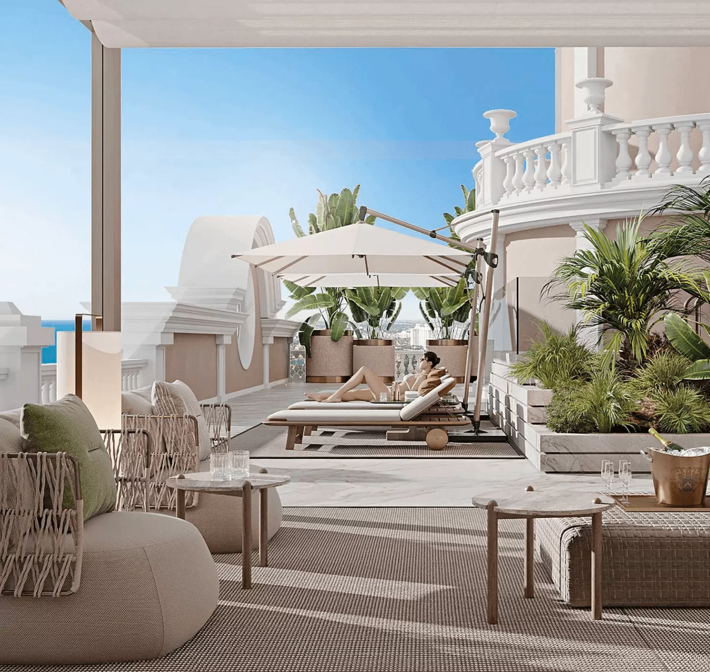 Пентхаус Raffles Residences & Penthouses The Palm Dubai фото 5