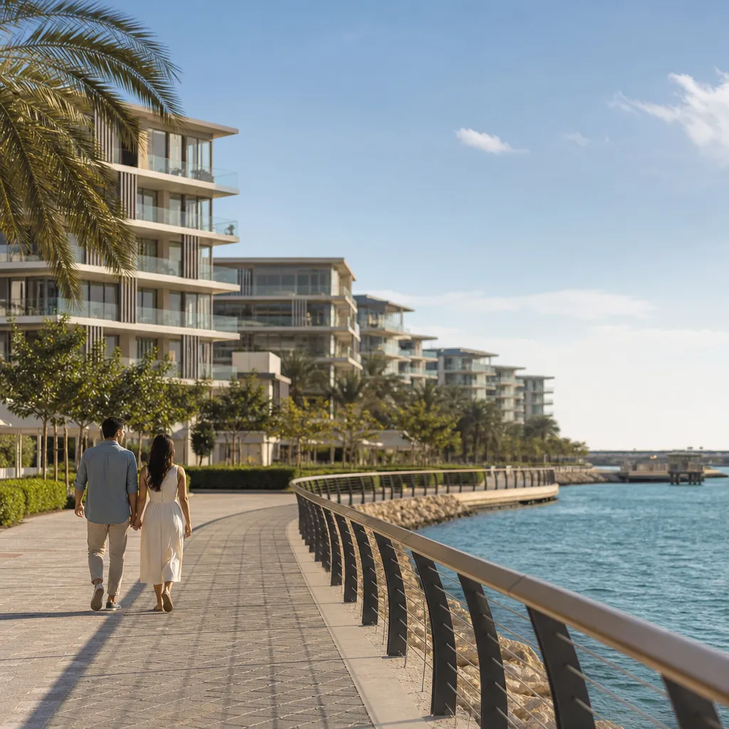 Современная жилая застройка на Yas Island в Абу-Даби