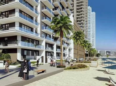 Квартиры Beach Mansion Emaar Beachfront фото 4