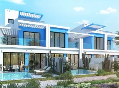 Таунхаусы Santorini Damac Lagoons фото 5