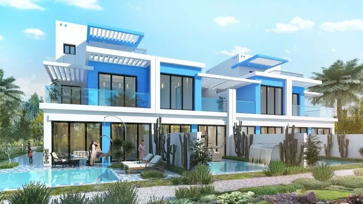 Таунхаусы Santorini Damac Lagoons фото 5