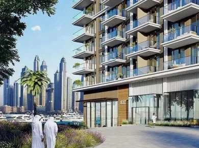 Квартиры Beach Mansion Emaar Beachfront фото 2