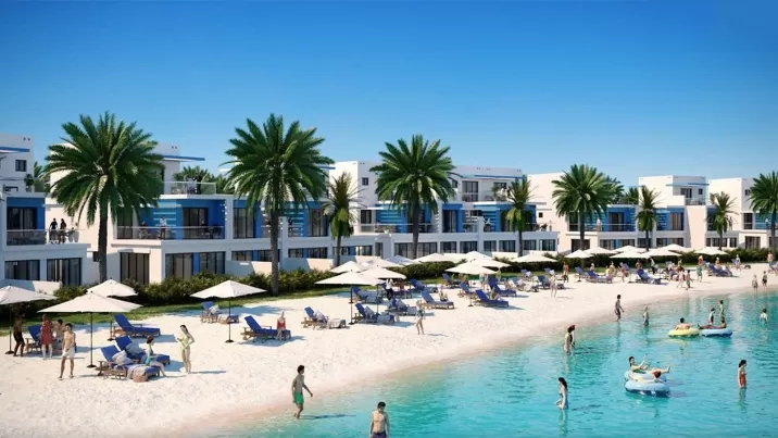 Таунхаусы Santorini Damac Lagoons фото 3