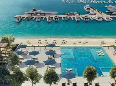 Квартиры Beach Mansion Emaar Beachfront фото 3