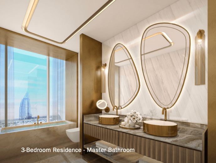 Квартиры Fairmont Residences Dubai Skyline фото 11